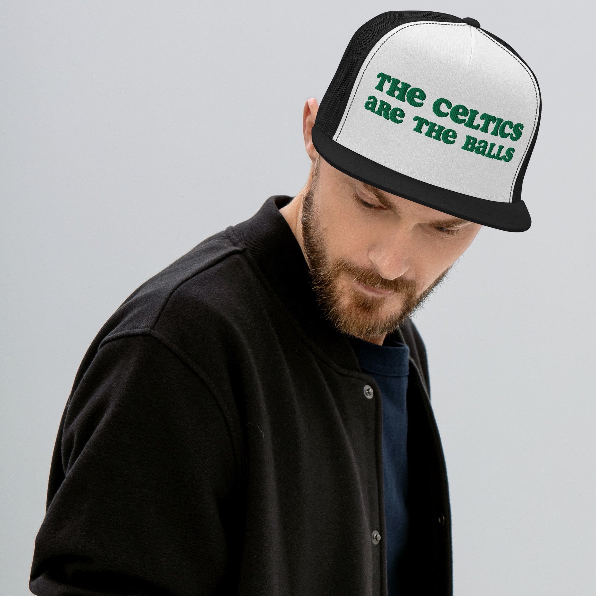 The Celtics are The Balls Trucker Hat Boston Basketball Apparel