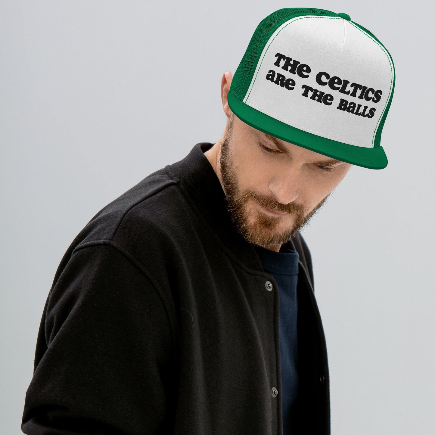 The Celtics are The Balls Trucker Hat Boston Basketball Apparel