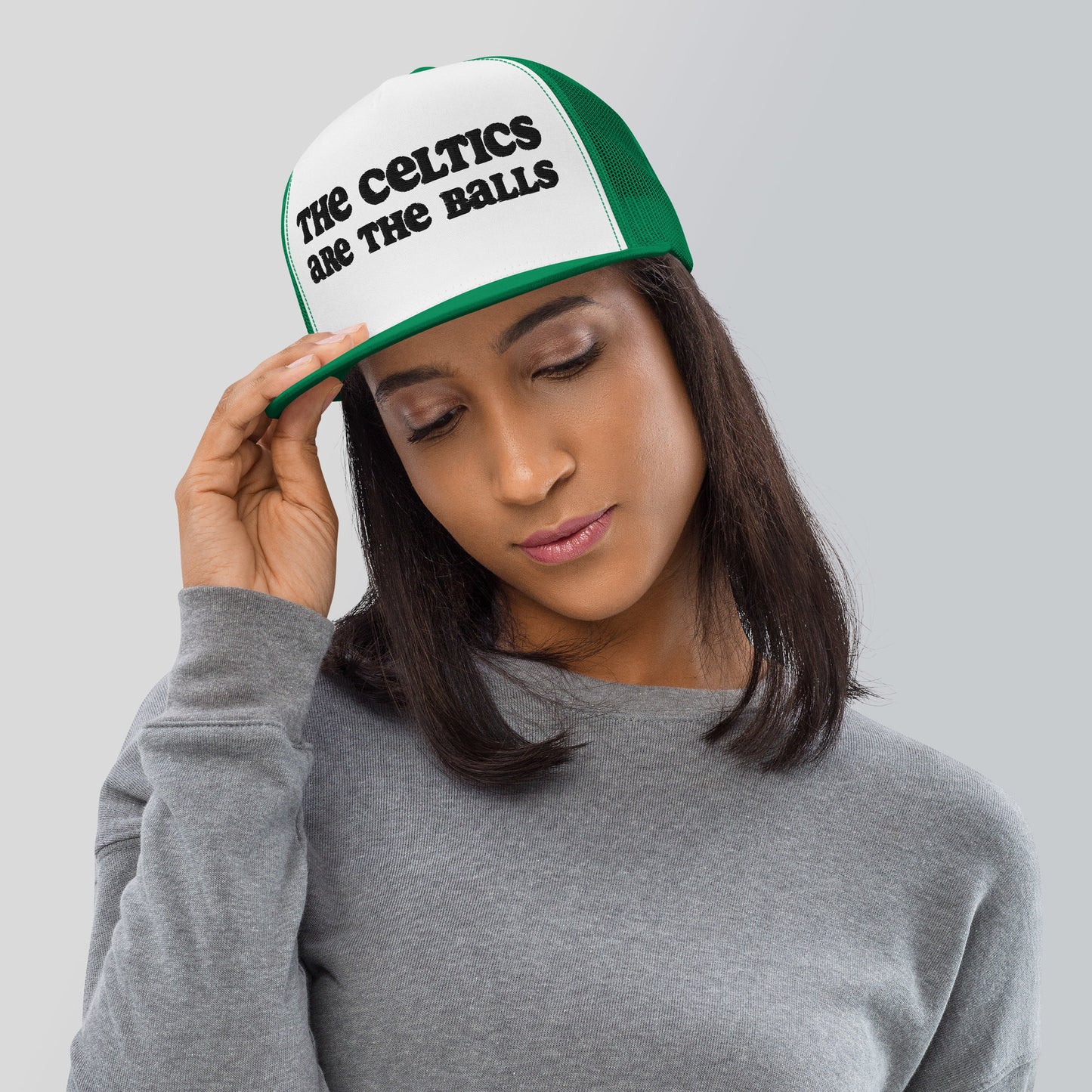 The Celtics are The Balls Trucker Hat Boston Basketball Apparel